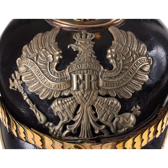 A helmet for Prussian Pioneer Officers