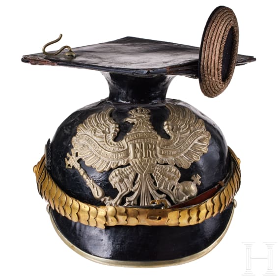 A Prussian Line Uhlan Officer czapka, Service