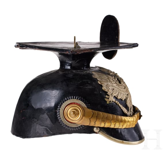 A Prussian Line Uhlan Officer czapka, Service