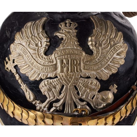 A Prussian Line Uhlan Officer czapka, Service