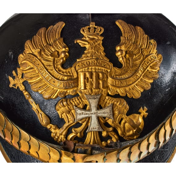 A Prussian Line Uhlan Officer czapka, Service