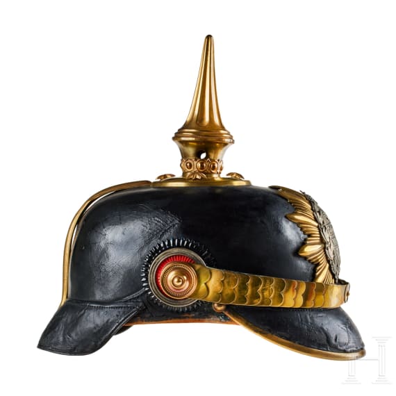 A helmet for IR 89 Mecklenburg Grenadier Officers