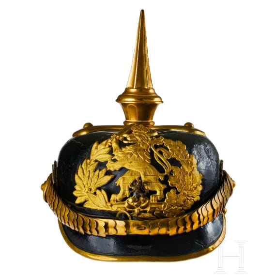 A helmet for Hessian Infantry Officer Beamte
