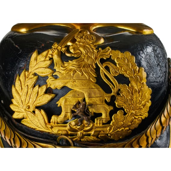 A helmet for Hessian Infantry Officer Beamte