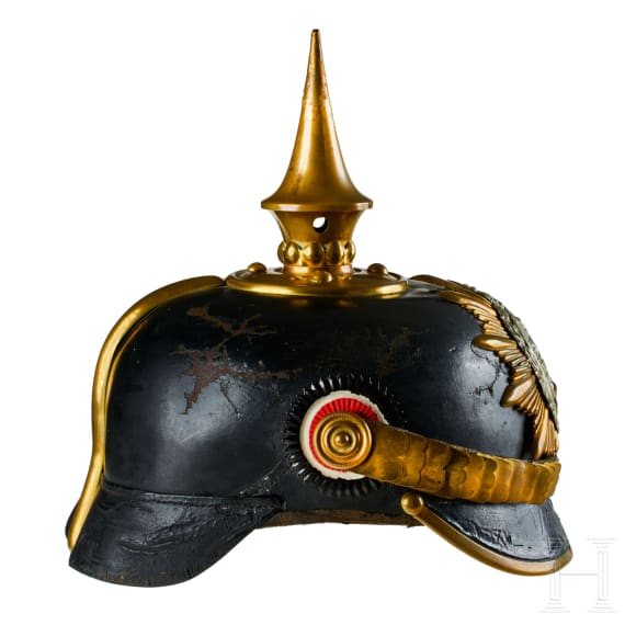 A helmet for Grenadier Regiment 89 Mecklenburg NCO Beamte