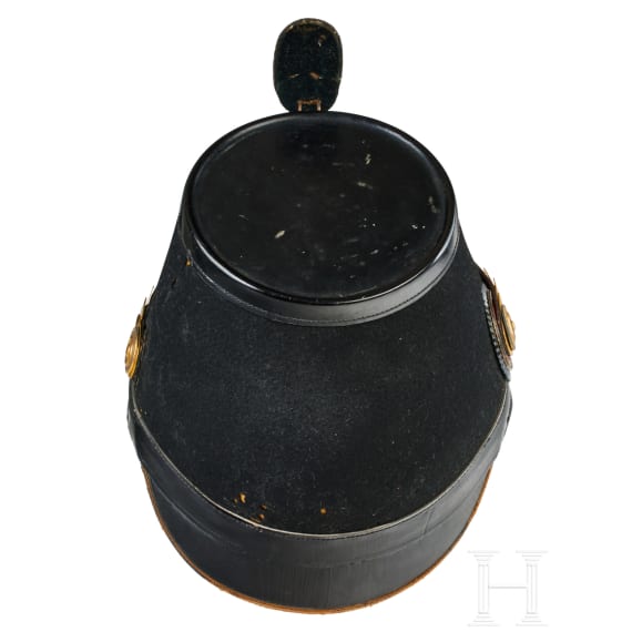 A shako for Officers in the 10th Prussian Jaeger Battalion