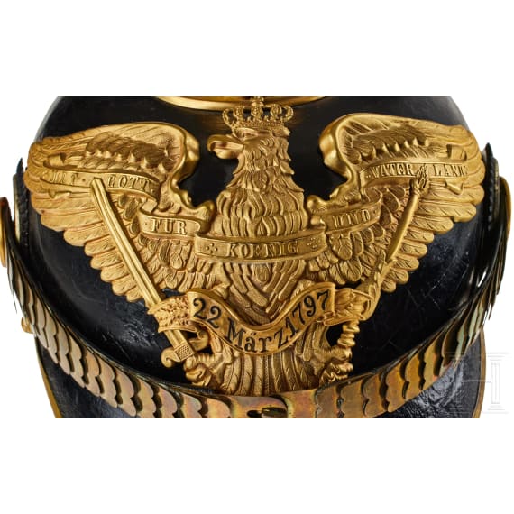 Preu&szlig;en - Helm f&uuml;r Offiziere des Grenadier-Regiments Nr. 7