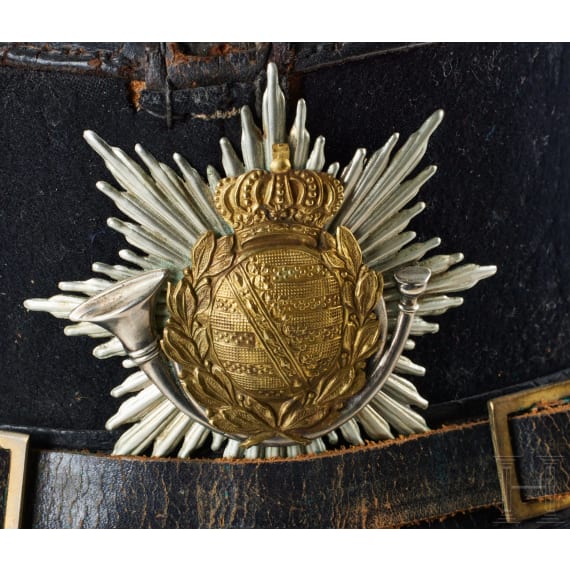 A shako for Saxon Jaeger Battalion 12 Enlisted Men