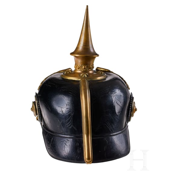 A helmet for Prussian Guard Landwehr Infantry Reserve Officers