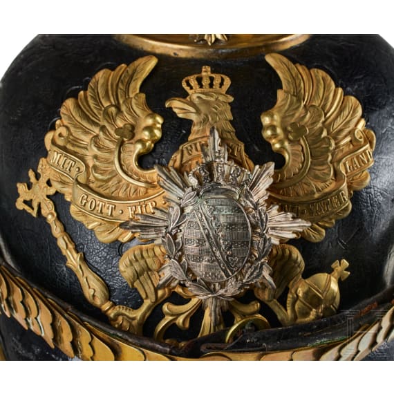 A helmet for IR 94 Saxe-Weimar Officers/high rank NCOs