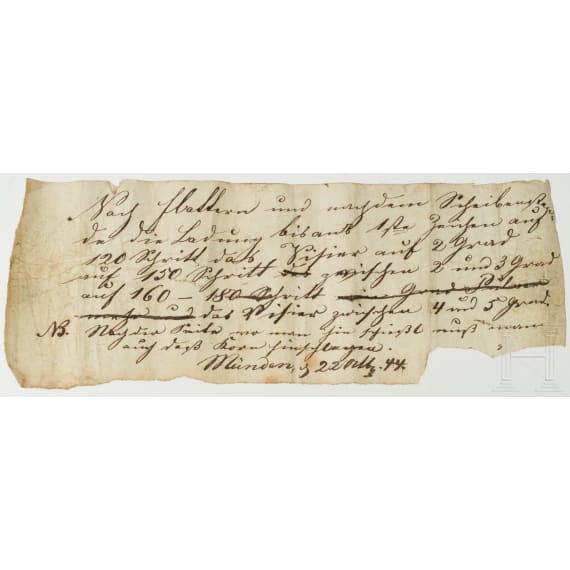 Perkussionsb&uuml;chse, deutsch, um 1740