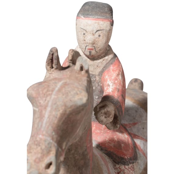 Zwei Reiterfiguren, China, westliche Han-Dynastie (206 v. Chr. - 8 n. Chr.)