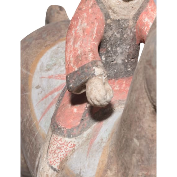 Zwei Reiterfiguren, China, westliche Han-Dynastie (206 v. Chr. - 8 n. Chr.)