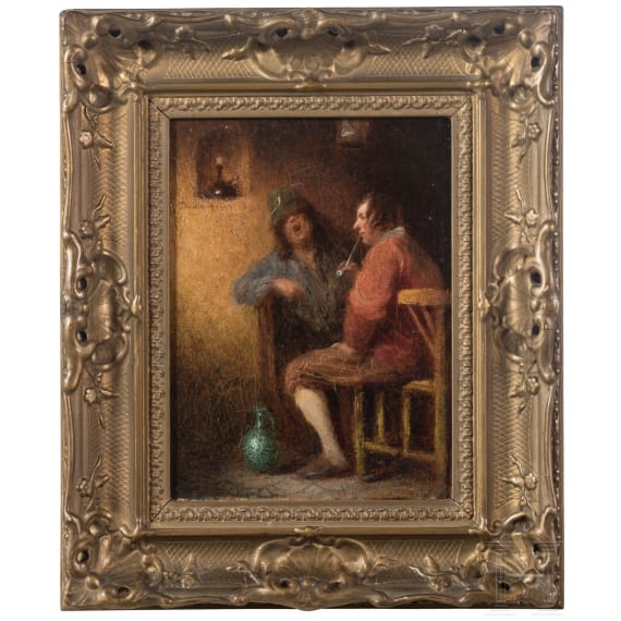 Carl Duxa (1871 - 1937) - "In der Taverne", &Ouml;sterreich, Anfang 20. Jhdt.