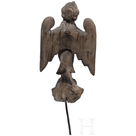 Harpyie aus Lindenholz, deutsch, um 1700