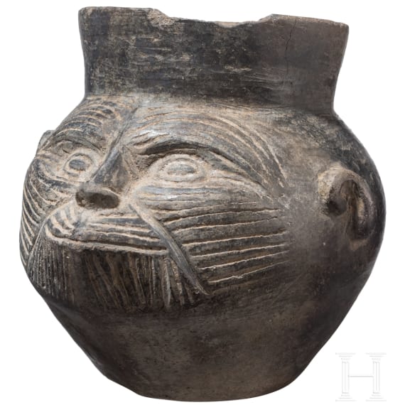 Fig&uuml;rliches Gef&auml;&szlig;, Peru, Chimu-Kultur, 11. - 15. Jhdt.