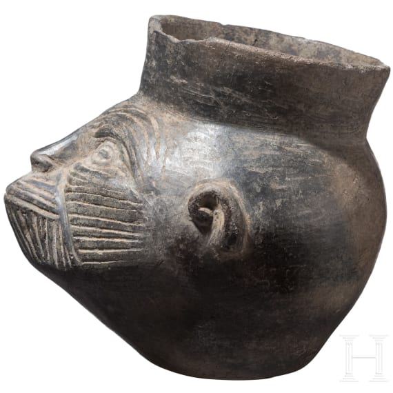 Fig&uuml;rliches Gef&auml;&szlig;, Peru, Chimu-Kultur, 11. - 15. Jhdt.