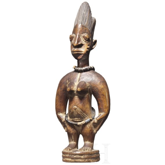 Weibliche Ahnenfigur der Joruba, Nigeria
