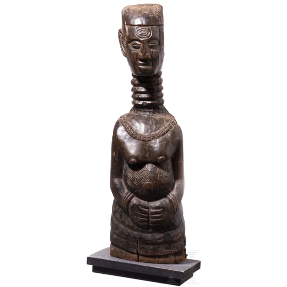 Weibliche Figur der Ndengese, Kongo, 1. H&auml;lfte 20. Jhdt.