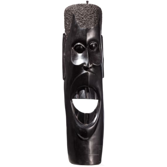 Drei Masken, Maasai/Kota/Chokwe oder Dan, Kenia/Gabon