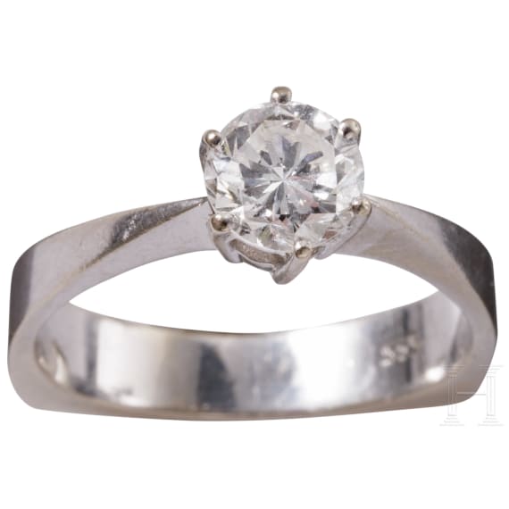 Eleganter Solit&auml;rring mit Brillant