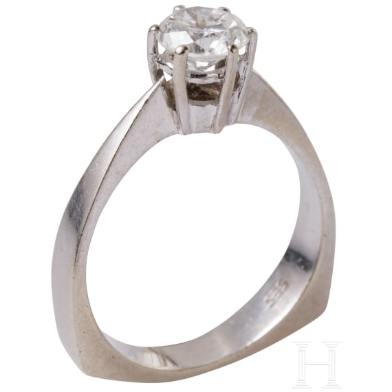 Eleganter Solit&auml;rring mit Brillant