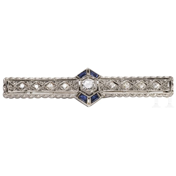 Stabbrosche mit Diamanten