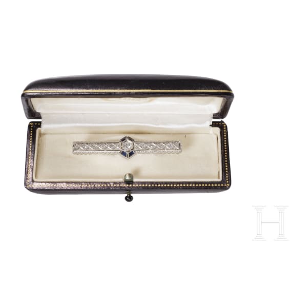 Stabbrosche mit Diamanten
