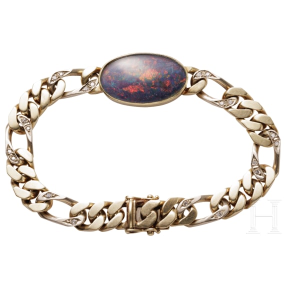 Armband mit Opal und Diamanten