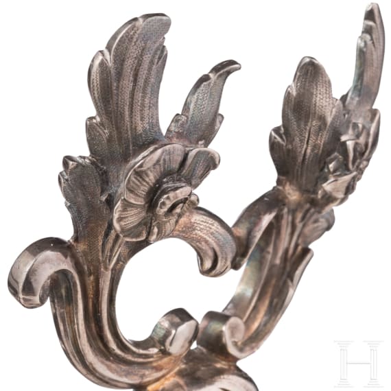 Gro&szlig;er Odiot-Samowar mit Rechaud (Teekocher), Paris, um 1840