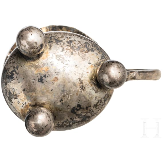 Elfenbeinhumpen mit Silbermontierung, wohl deutsch, 19. Jhdt.