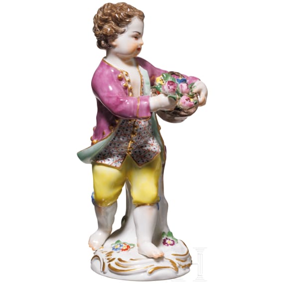 Junge mit Blumenkorb, Meissen, nach 1934