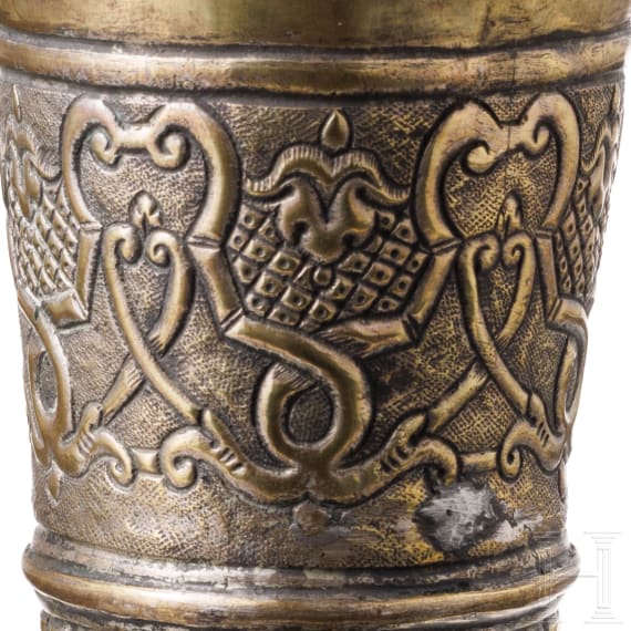 A South German drinking cup, circa 1730