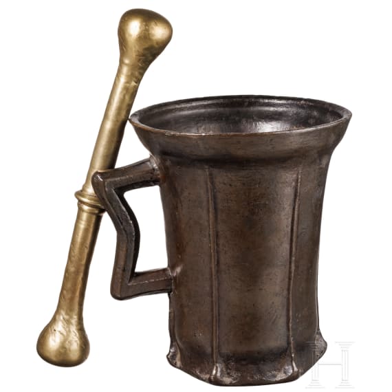 A large South German Gothic mortar, 2nd half of the 15th century