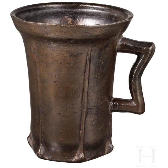 A large South German Gothic mortar, 2nd half of the 15th century