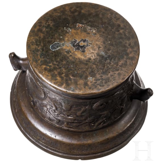 An Italian Renaissance bronze mortar, 16th century