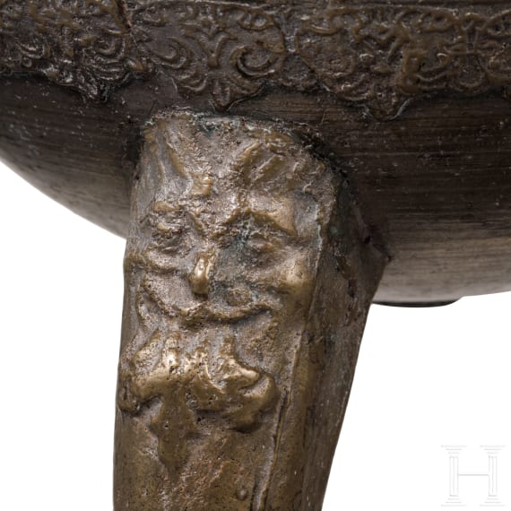 A Tyrolean bronze cauldron, 1st half of the 18th century