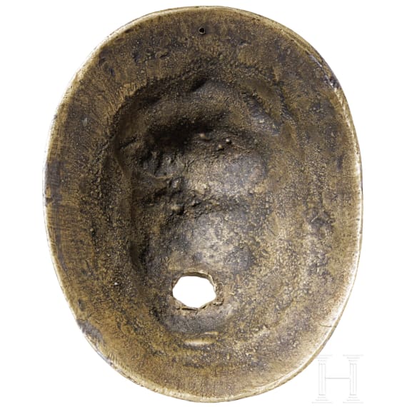 A German lion's head door fitting, 17th century