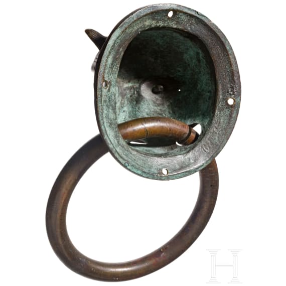 A German door knocker in Romanesque style, 19th century