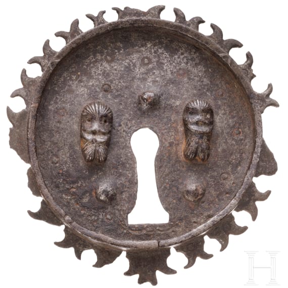 A German iron key sign, 16th century