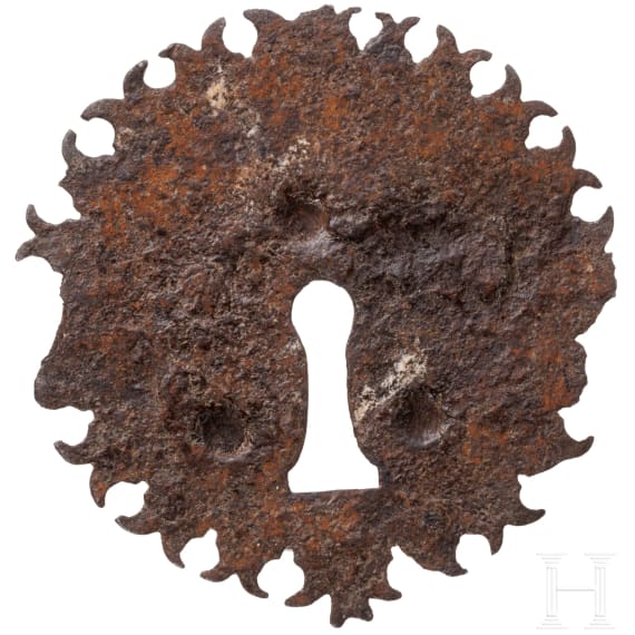 A German iron key sign, 16th century