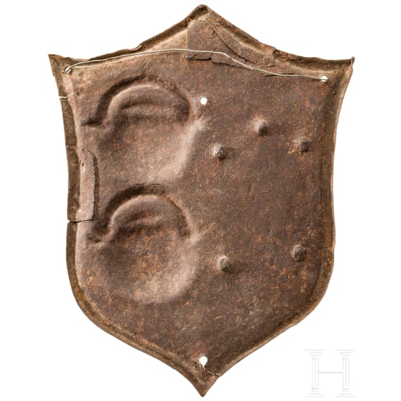 A French iron sign of a locksmith's guild (shop sign), early 16th century