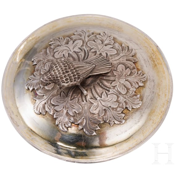 Silberne Teekanne mit Vogel, Russland, Moskau, Meister "FN", 1818