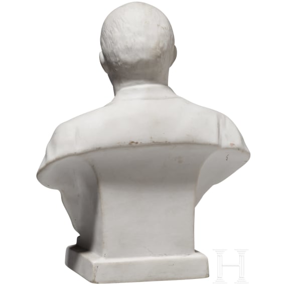 B&uuml;ste von Wladimir Iljitsch Lenin, Sowjetunion, Leningrad (St. Petersburg), wohl Porzellanmanufaktur Lomonosow, 1959