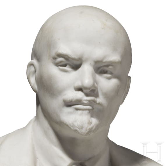 B&uuml;ste von Wladimir Iljitsch Lenin, Sowjetunion, Leningrad (St. Petersburg), wohl Porzellanmanufaktur Lomonosow, 1959
