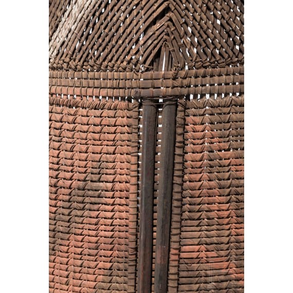 Flechtschild der Kundu/Saka, Zentralafrika, um 1900