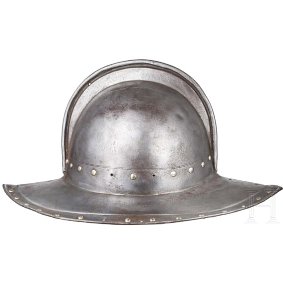 Pikenierhelm, fl&auml;misch, 17. Jhdt.