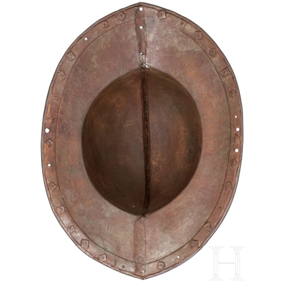 Pikenierhelm, fl&auml;misch, 17. Jhdt.