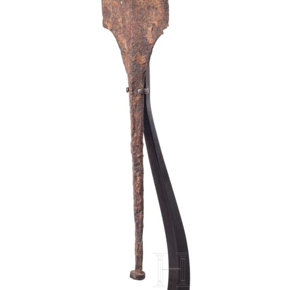 Gro&szlig;es eisernes Lat&egrave;ne-Schwert, keltisch, 1. Jhdt. v. Chr. - 1. Jhdt. n. Chr.