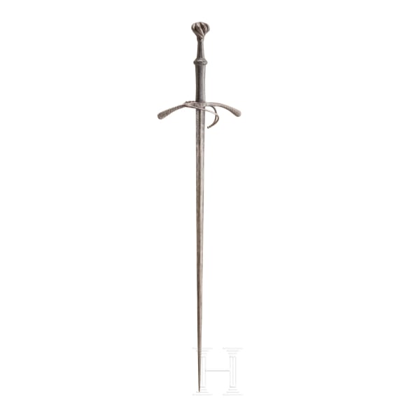 Bedeutendes maximilianisches Stechschwert, s&uuml;ddeutsch, um 1520